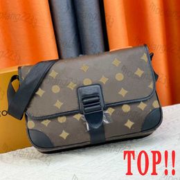 M46328 Bolso de hombre Bolso de mensajero de diseñador Bolsos de hombro de lona en relieve Bolso cruzado Archy de alta calidad para bolso de computadora portátil de 15 pulgadas Maletín de ocio de negocios de 35 cm