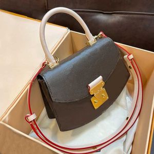 M46548 Femmes Designer Sac à bandoulière S23 sac à main pour femme Toile sacs à bandoulière en cuir nouvelle mode en forme d'éventail Lady's Totes Purse Wallet