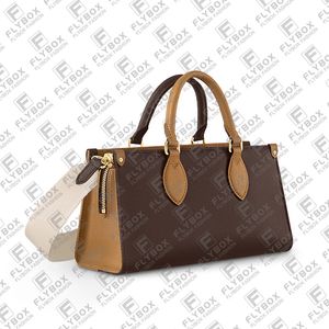 M46653 Sur le go East West Taps Handbag Sac à main Sac crossbody Women Fashion Luxury Designer Messager Sac de qualité supérieure