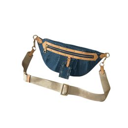 M46837 Bumbag mode dames sac de taille designer de luxe hommes Denim couleur tissu voyage décontracté une épaule portefeuille poitrine ceinture pochette pour téléphone portable