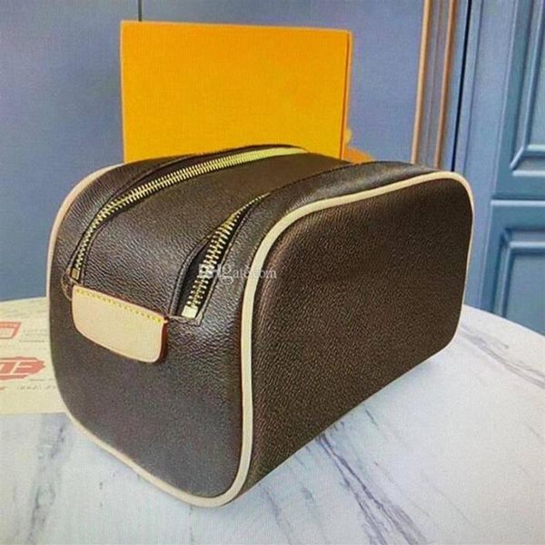 M47528 Sac de toilette King Size hommes Extra Lass Sac de lavage Cosmetic Toilet Pouche Femmes Beau Makeup Case Pochette Accessoires Double 313