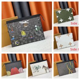 M47542 TOILETTASJE Reistasje Designer Mode Dames CANVAS Clutch Telefoon Cosmetische Herentas Mini Pochette Toilettasje Beauty Case Accessoires Kaarthouder