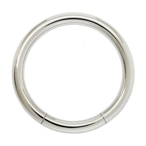 M4 mm x 25 mm d'épaisseur en acier inoxydable corporel Piercing Bijoux segment anneau grand jauge 240311