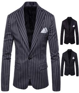 M4XL Spring herfst Striped Design Blazer Unique Mens Blazers Mens Blazer Jacket Slim Fit Jaqueta Fashion Suit Men Coats Casual J13918887