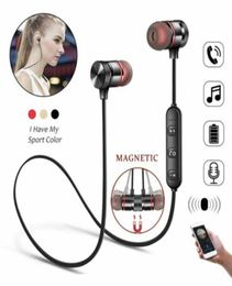 M5 Bluetooth-oortelefoon Sport-nekband Magnetische draadloze headset Stereo-oordopjes Muziek Metalen hoofdtelefoon met microfoon voor mobiele telefoons5648347