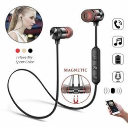 M5 Bluetooth écouteur sport tour de cou magnétique casque sans fil stéréo écouteurs musique métal casque avec micro pour téléphones mobiles3261653