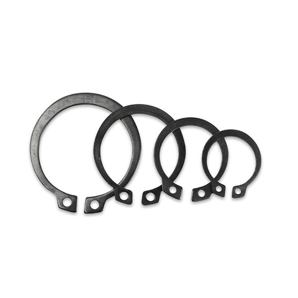 M5 M6 M7 M8 M9 M10 M11 - Anillos de retención de circlip externos de tipo C de tipo C para eje de 65 mn de acero de acero de acero de acero Rings Snaps Din471 GB894