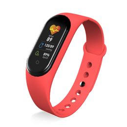 M5 Smart Horloge Vrouwen Bluetooth Call / Music Smart Band Waterdichte Hartslag Bloeddruk Mannen Gezondheid Polsband Smart Armband