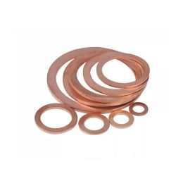 M50 M51 Copper Affres joints plats Round Round Scelling Joint de 50 mm 51 mm ID 54 mm-80 mm Diamètre extérieur de 0,5 mm-5 mm d'épaisseur