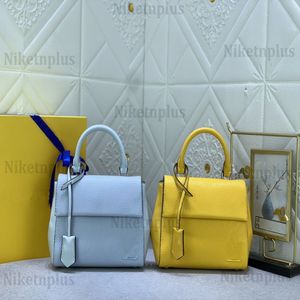 M58928 M58925 Cluny mini-crossbodytas in 4 kleuren met afneembare jacquardbandjes Designer damesschoudertassen met harslogo M5892734