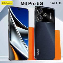 M6 Pro 5G Tablet Smartphone 8800mAh Batterij 16GB + 1TB 7.3 "HD Octa-Core Mobiele Telefoon Goedkope Mobiele Telefoon Android Telefoon Gratis Verzending