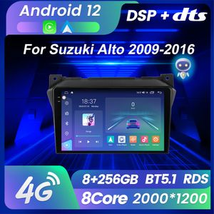 M6 Pro Android 12 Voiture dvd Radio Stéréo Multimédia Lecteur Vidéo pour Suzuki Alto 2009-2016 GPS Navigation 2Din Carplay Auto Head Unit