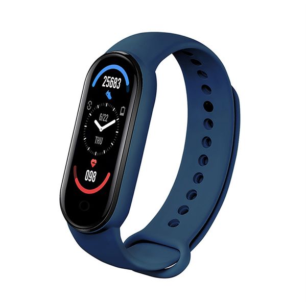 M6 Smart Wristbands Watch Hombres Mujeres Monitor de presión arterial de frecuencia cardíaca Sports Smartwatch Smart Activity Fitness Trackers para Apple Xiaomi