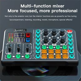 M6 Geluidskaart Studio Record Draadloze Bluetooth-compatibele externe DJ-mixer Ruisonderdrukking voor opname van elektrische gitaar 240110
