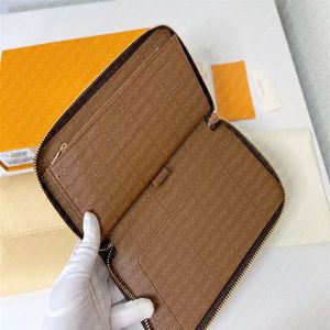 M60002 Zippy Organizer Organisator Wallet Designer Women Zip Around Long Canvas Wallets Coin Portem Ticket Check Book Card Hol320i