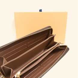 M60017 ZIPPY WALLET Designer Womens Zippé Key Coin Card Holder Daily Purse Mini Pouch Pochette Cle Organizer Enveloppe Carte De V257t