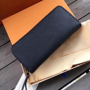 M60171 Cartera de diseñador de lujo de cuero en relieve CLEMENCE ZIPPY WALLET para mujer Cremallera larga Cartera de mano Monedero con cremallera Titular de la tarjeta de crédito Monederos Carteras de mujer Embragues Layd