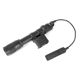 Linterna táctica M612v, luz de explorador de 6 vampiros, luz Led Ir/estroboscópica, luz blanca con interruptor Ds07, montaje Rm45