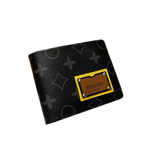 M63212 Luxe ontwerpers Brazza portemonnees voor dames tassen portemonnees grijs leer met zwarte print tas dames reisportemonnee portemonnee 19 cm met originele doos