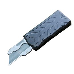 M6677 Couteau tactique automatique SK5 Lame satinée CNC Noir Aviation Poignée en aluminium EDC Couteaux de coupe-papier de poche avec 5 lames