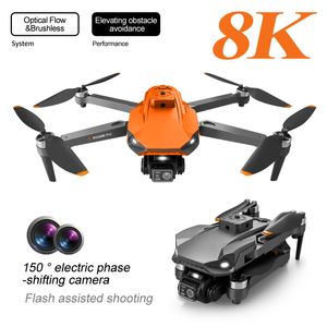 Drone aérien M67 avec caméra HD 8K pour éviter les obstacles, hélicoptère RC, localisation du flux optique, FPV WIFI, jouet quadrirotor pliable professionnel