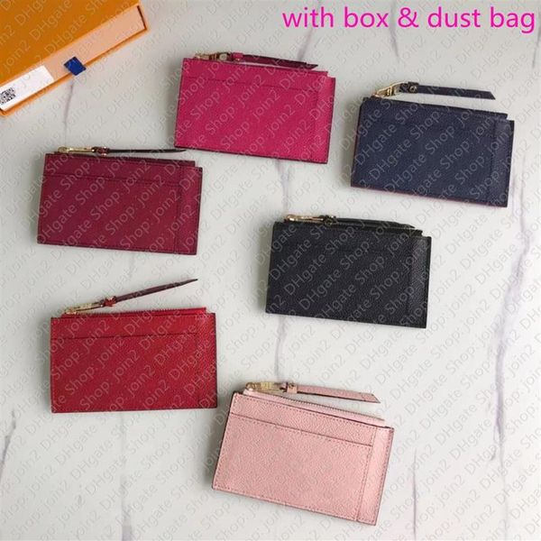 M68339 Empreinte Card Holder Case M67853 Lady Zippy Coin Purse Organizer Mini Pochette Accessoires Cle Key City Pouch ClutC3038