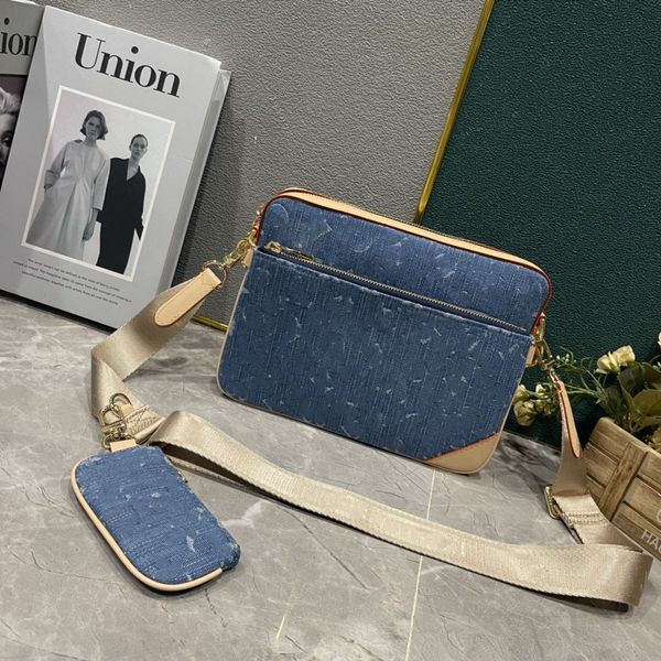 M69443 M45320 Denim New Men's Trio Postman Bag Women's Mands Men's Men's Apollos Backpack est livré avec un sac de voyage intérieur iPad Keepls M41416 M24315