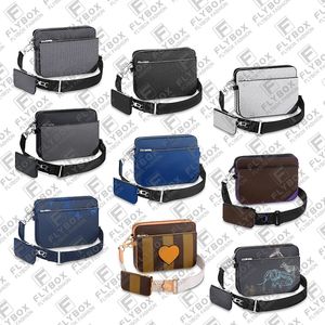 M69443 N50017 Trio Messenger Bag Men Mode Luxe ontwerper Crossbody Schoudertassen Hoge kwaliteit Top 5A Purse Pouch M57840 M69827 M46266 M30848 N58040