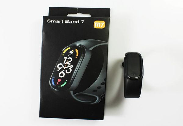 M7 Sports Smart Watch Bracelet bracelets mise à jour Live Wallpaper fréquence cardiaque podomètre cadeau Smartwatch pour femmes hommes enfant Fashion8842327