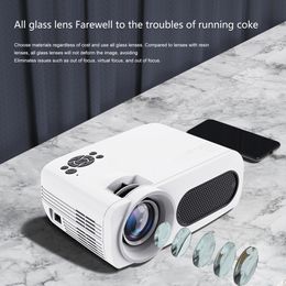 Projecteur LED portable, M7 blanc, projecteur HD 1080p pratique et léger