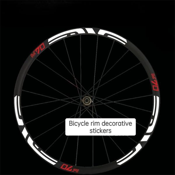 Autocollants M70 MTB Rim Sticker Reflective Sticker Road Road Wheel Secral