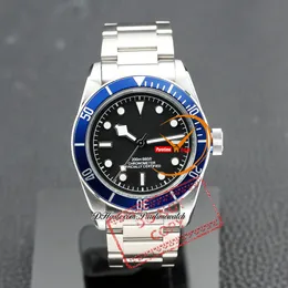 M79230 A21J Automatic Mens Watch 41mm Blue Bezel Down Gold White Markers Bracelet en acier inoxydable Montres Sports Reloj Hombre Montre Homme Puretime PTTD F2