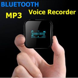 M8 Clip Mini HIFI MP3-speler Kleinste Bluetooth Digital Voice Recorder Vox Activated 8GB 16 GB Audio Record 8 Taal OLCD-display