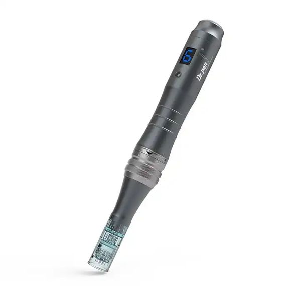 M8 Dr Pen Lcd eléctrico 11/16/24/36/42 pines Ultima Derma Pen cuidado de la piel antienvejecimiento Auto microaguja pluma de aguja Derma profesional