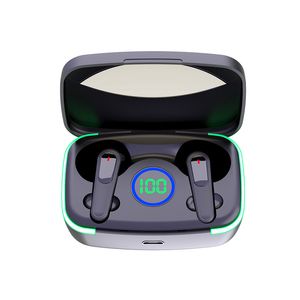 M80 draadloze hoofdtelefoon oordelefoons oortelefoons in-ear hifi sound sport headsets met mini-led lader box