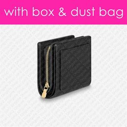 M80151 CLeA CLEA WALLET M80152 Designer Womens Empreinte lederen korte compacte zippy portemonnee met ritssluiting creditcardhouder sleutel Pouc211R