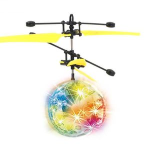 Светодиодные летающие игрушки, шар, перезаряжаемые светящиеся шары, Дрон, инфракрасный индукционный вертолет, игрушка, подарки с подсветкой