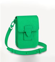 M81525 S-LOCK Verticale draagbare portemonnee Designer Crossbody Tas voor vrouwelijke mannen Brand Mini Purse