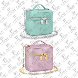 M82193 M82168 Micro Vanity Bag Casmetic Bag Cain Bag Teles Bag Bag Shoulder Bag Mujer Diseñador de lujo Crossbody de calidad superior Entrega rápida