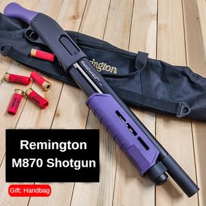 M870 espuma dardo Blaster bala suave Manual pistola de juguete modelo de tiro neumático lanzador para adultos niños al aire libre