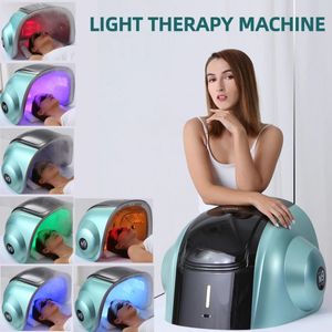 M9 3D Laser Hair Growth Machine 9 Colors LED 268 lampen 150 W Cold Spray Skin Care Light Therapy Antiaging Instrument 240318