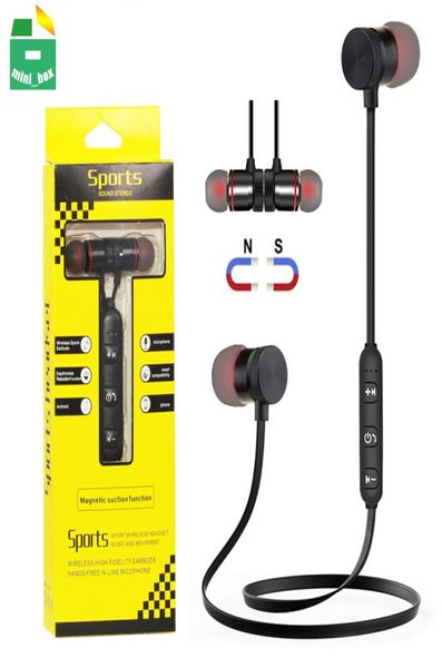 Auriculares inalámbricos de banda para el cuello M9 M9 Auriculares Bluetooth Sports auriculares con micrófono universal para iPhone Samsung Android S4043738