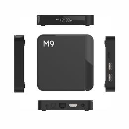 M9 TV ATV Box Amlogic S905Y4 Quad Core 2.4G 5G 2GB 16GB 4GB 32 GB BT Voice Remote 4K 100m LAN H.265 DLNA Dual WiFi