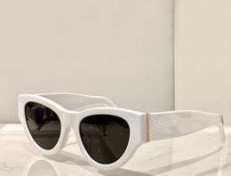 M94 witte donkergrijze zonnebril kattenoogvorm vrouwen zomerontwerper zonnebril zonnebril sunnies gafas de sol sonnen brille tinten uv400 brillen met doos