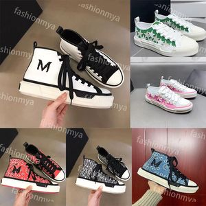 MA 1 Designer Sneaker Fashion Stars Chaussure Hommes Toile Haut Baskets De Luxe Sport Ball Nubuck Mesh Cuir À Lacets Chaussures Casual