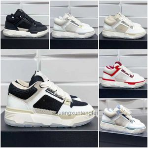 Ma-1 Lacets Pain Sneaker Chaussures De Luxe Designer Hommes Femmes Plate-Forme Chaussures Maille En Cuir Stade Matériel- Cuir Extérieur Baskets Baskets Taille 36-45