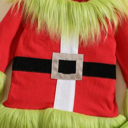 ma&baby 1-5Y Christmas Toddler Kids Baby Girl Boy Clothes Setes Plush Tops Pants Outfits Children Xmas Costumes Fuzzy Suits d05