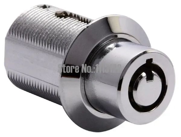 MA19 Zinc AloyTubular Push Cylinder Lock 19 mm LED Bloqueo 7 Pins Presión tubular en el bloqueo de la cerradura Bloqueo 1 PC