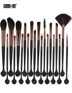 MAANGE 20PCS Broussages de maquillage cosmétique Set Powder Foundation Foundation Eyeshadow Eyeliner Brush Brush Tool Brushs Brushes Beautiful Tools2001549