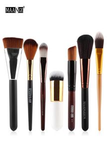 Maange 7pcs Malifonction Makeup Makeup Brush Set Feed Shadow Powder Foundation Foundation Brush Face Contour Brushes Cosmetics Beauty Tool K8486452